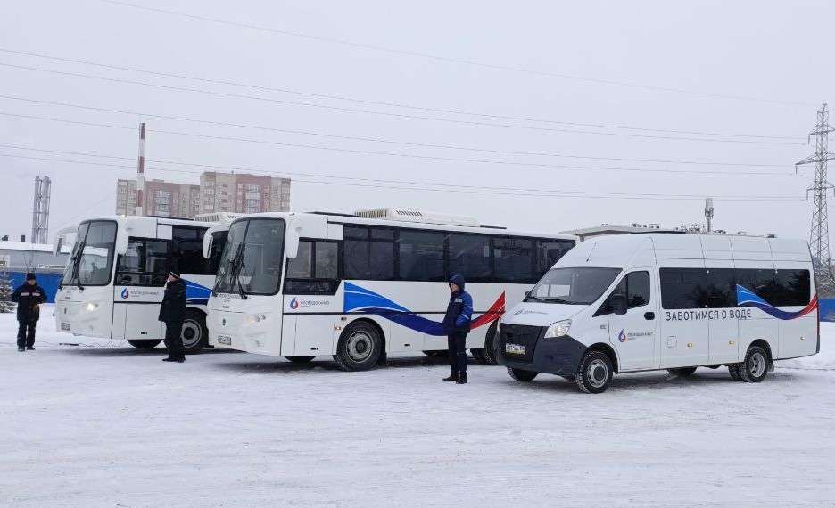 «Росводоканал Оренбург» приобрел новые автобусы для доставки специалистов предприятия на работу и домой