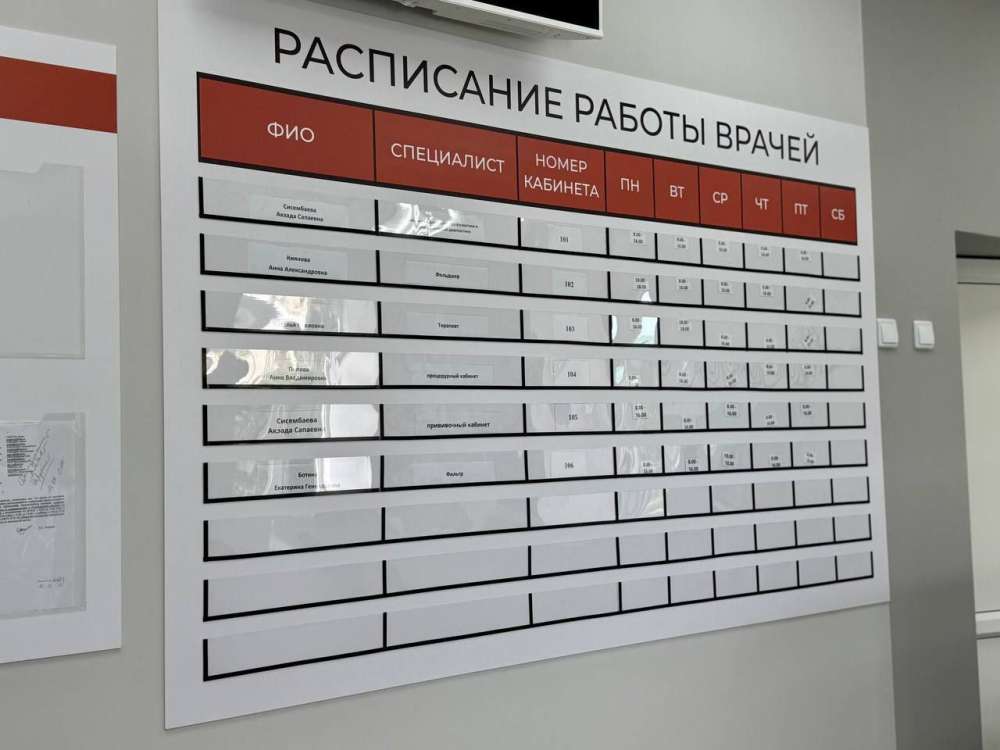 Поликлиника в Старом городе Орска после ремонта обслужила уже более 7 тысяч пациентов