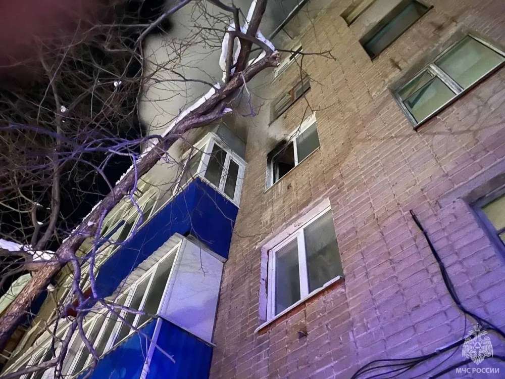 Трагедия в Медногорске: при пожаре в квартире погиб мужчина