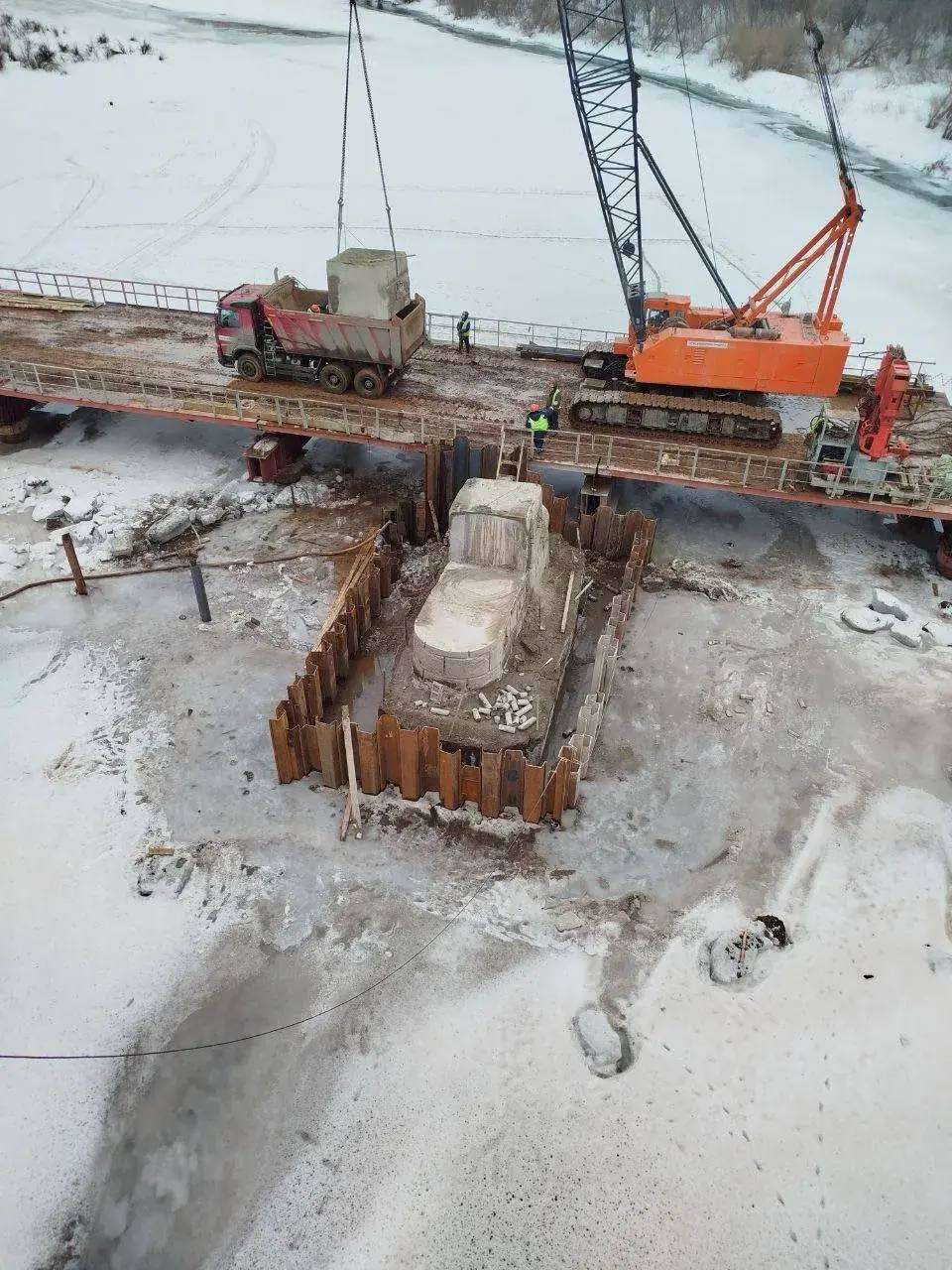 Стартовал основной этап строительства моста через реку Сакмара в Оренбурге