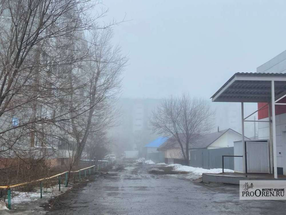27 марта в Оренбуржье сохранится туман 