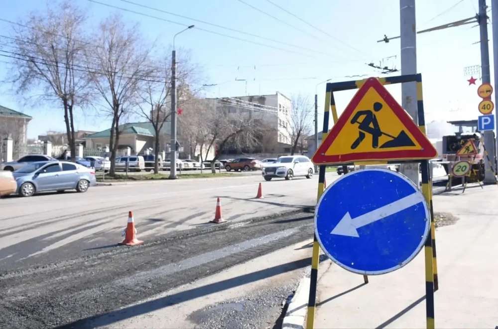 В Оренбурге ремонтируют «космические» дороги