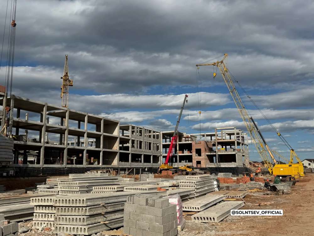  Будущая школа в ЖК «Приуралье» села Ивановка готова на 25%
