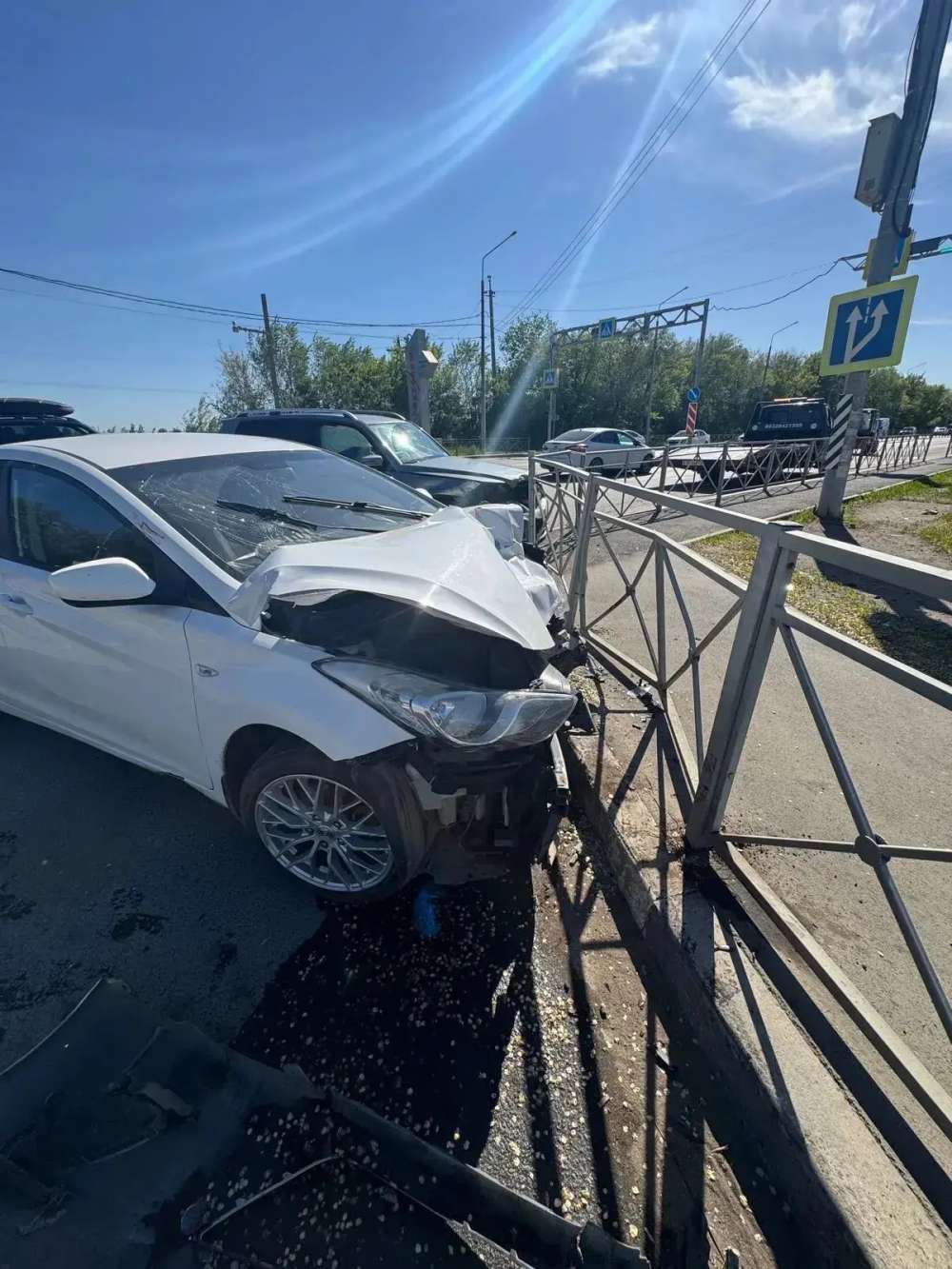 «Не уступила дорогу»: в ДТП под Оренбургом пострадали двое человек