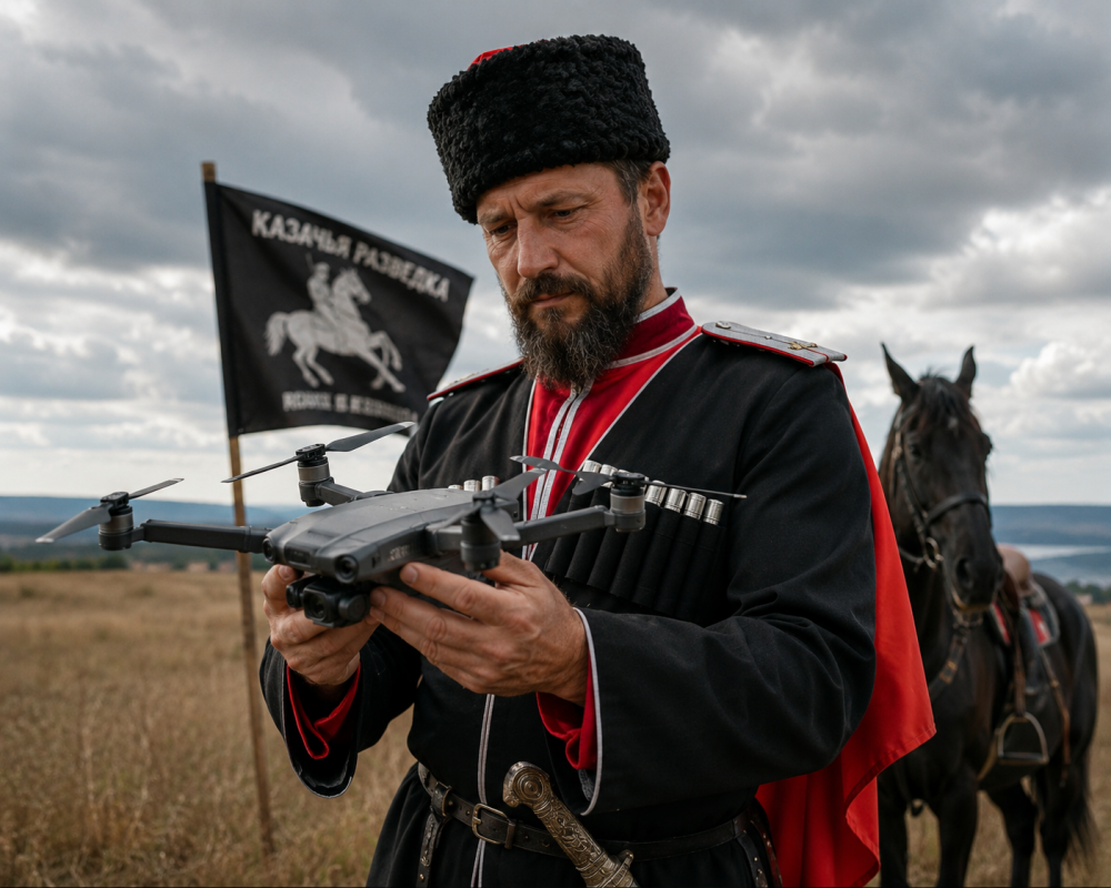 Зачем казаки беспилотным войскам?
