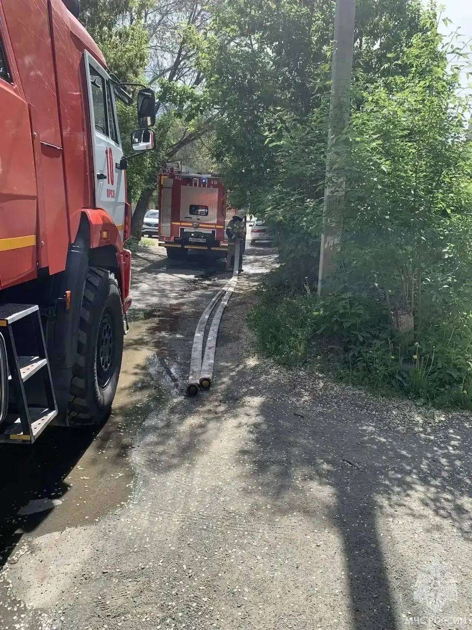 В Сорочинске и Орске при пожарах спасли двух человек