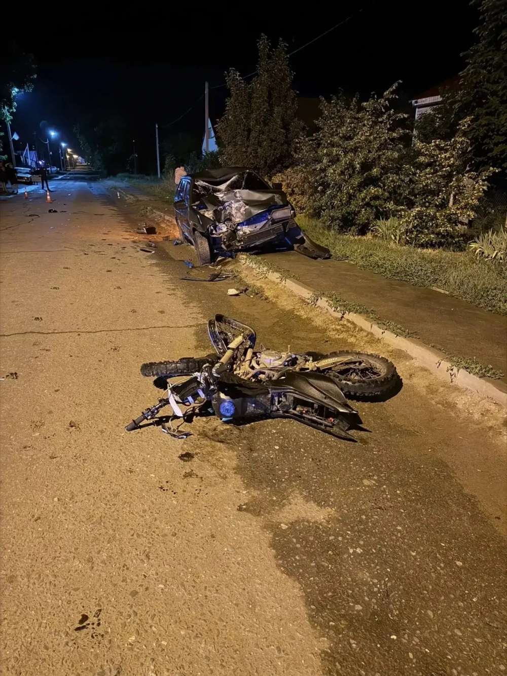 Роковой объезд выбоины: в Краснохолме погиб 18-летний питбайкер