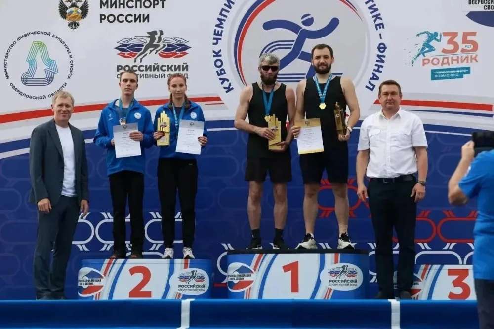 Оренбуржцы Максим и Мария Шарковы взяли два серебра на Кубке России по лёгкой атлетике спорта слепых