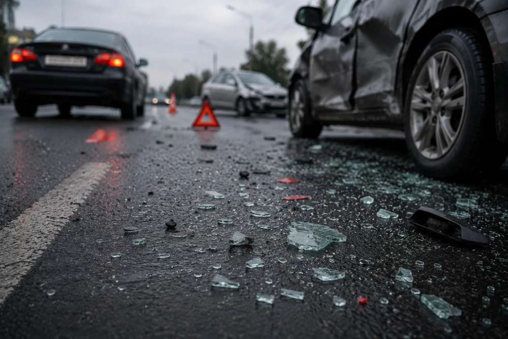 В Северном районе произошло смертельное ДТП с участием трех автомобилей