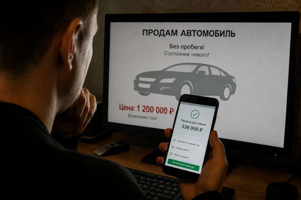 Пытаясь купить дешевую иномарку, житель Оренбуржья лишился 336 тысяч рублей 