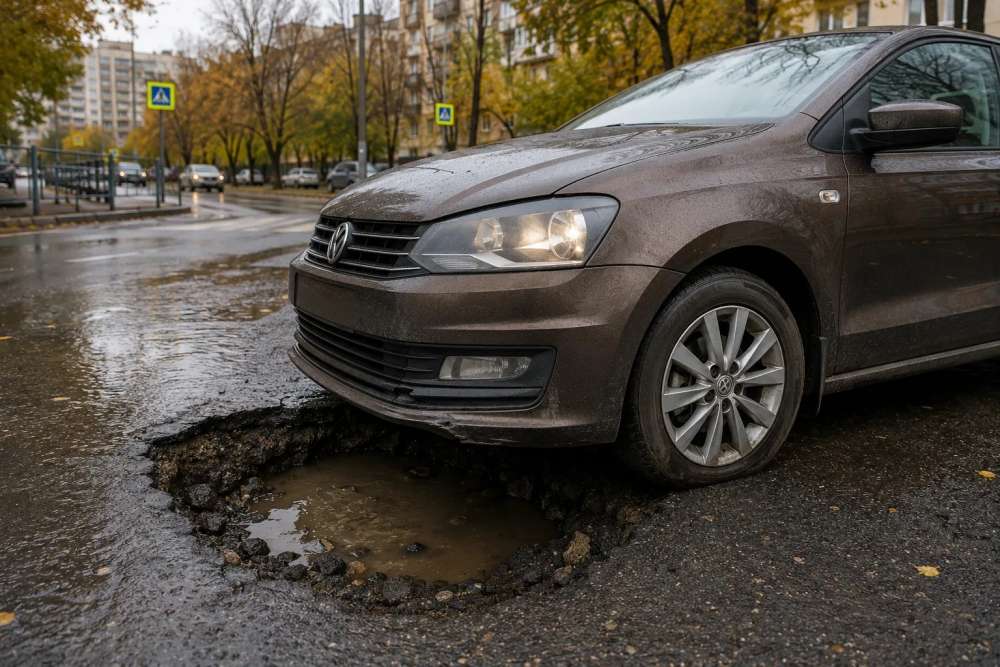  Суд обязал администрацию Оренбурга выплатить водителю больше 125 тысяч рублей за ДТП из-за ямы