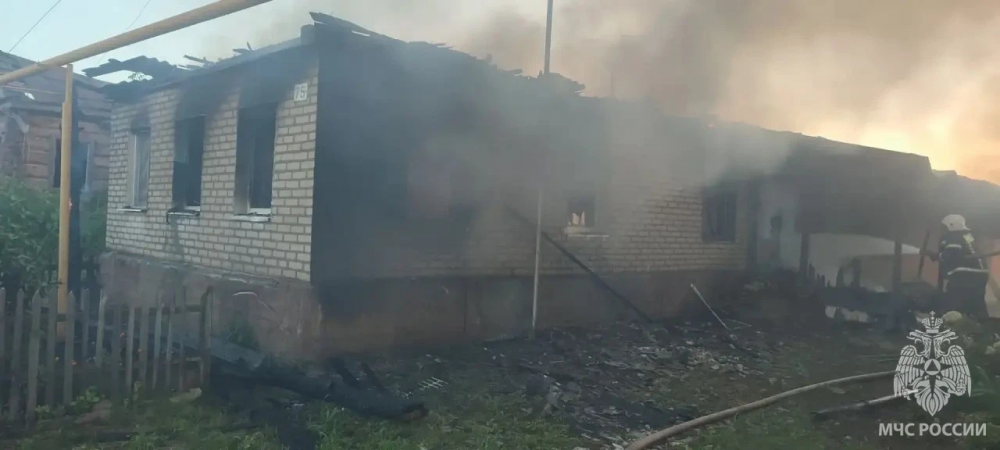 В Александровском районе при пожаре в частном доме погиб мужчина