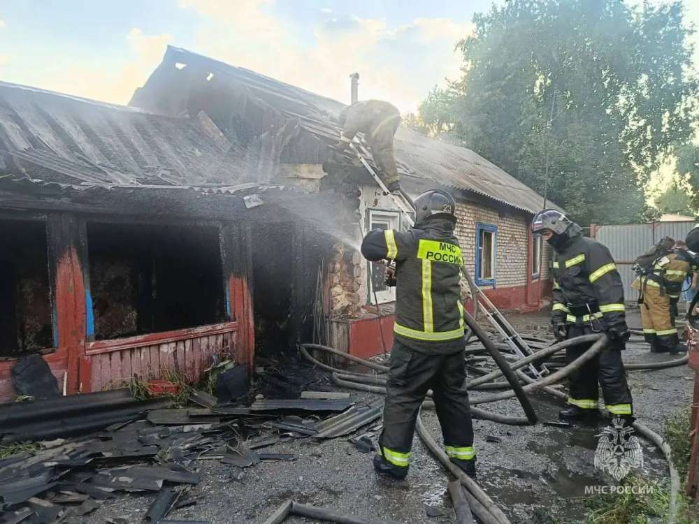 В Бузулуке на пожаре погибла пожилая женщина