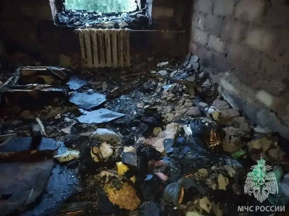 На пожаре в общежитии Бузулука спасли 10 человек