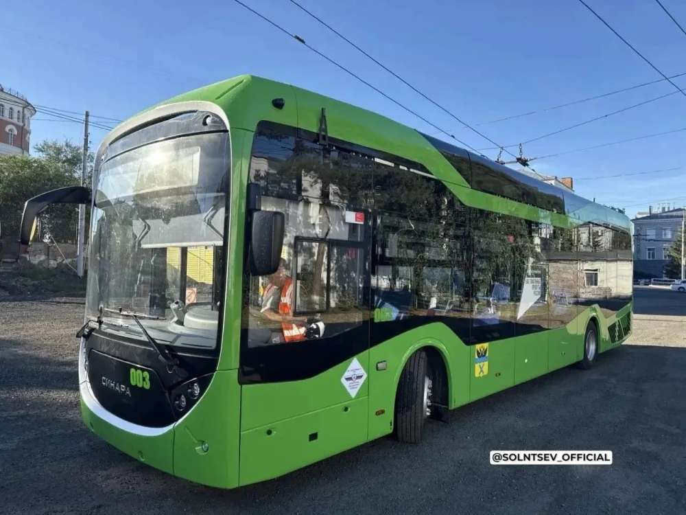  В Оренбург прибыли новые троллейбусы «Синара»