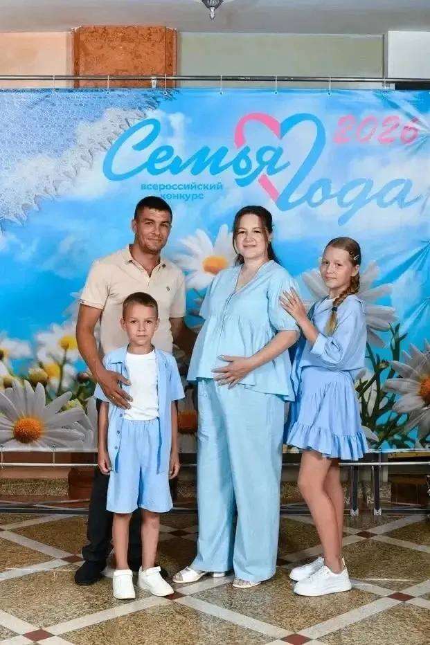 Семья Швецовых из Грачевского района заняла третье место в конкурсе «Семья года»
