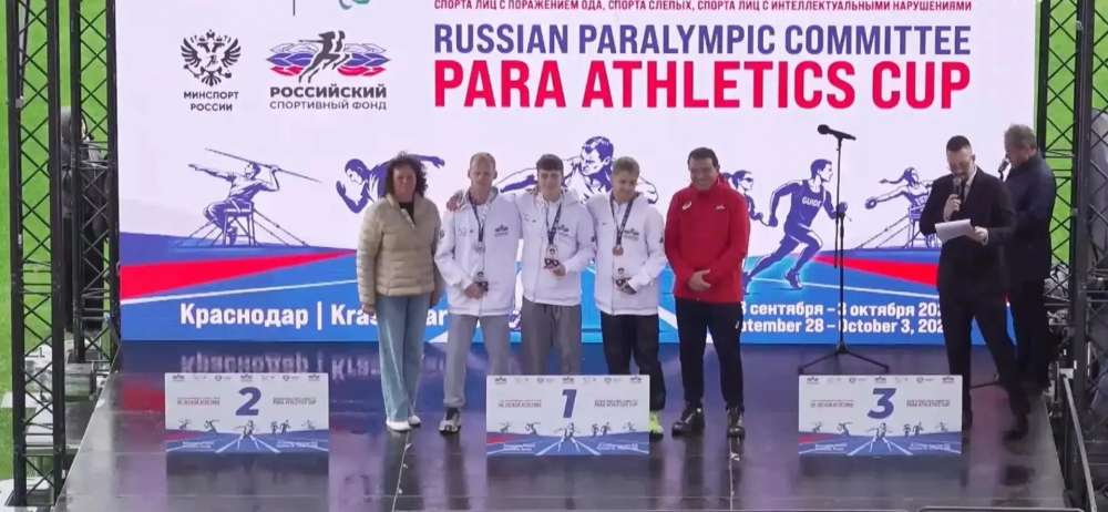 Оренбургский параатлет стал первым на международных стартах